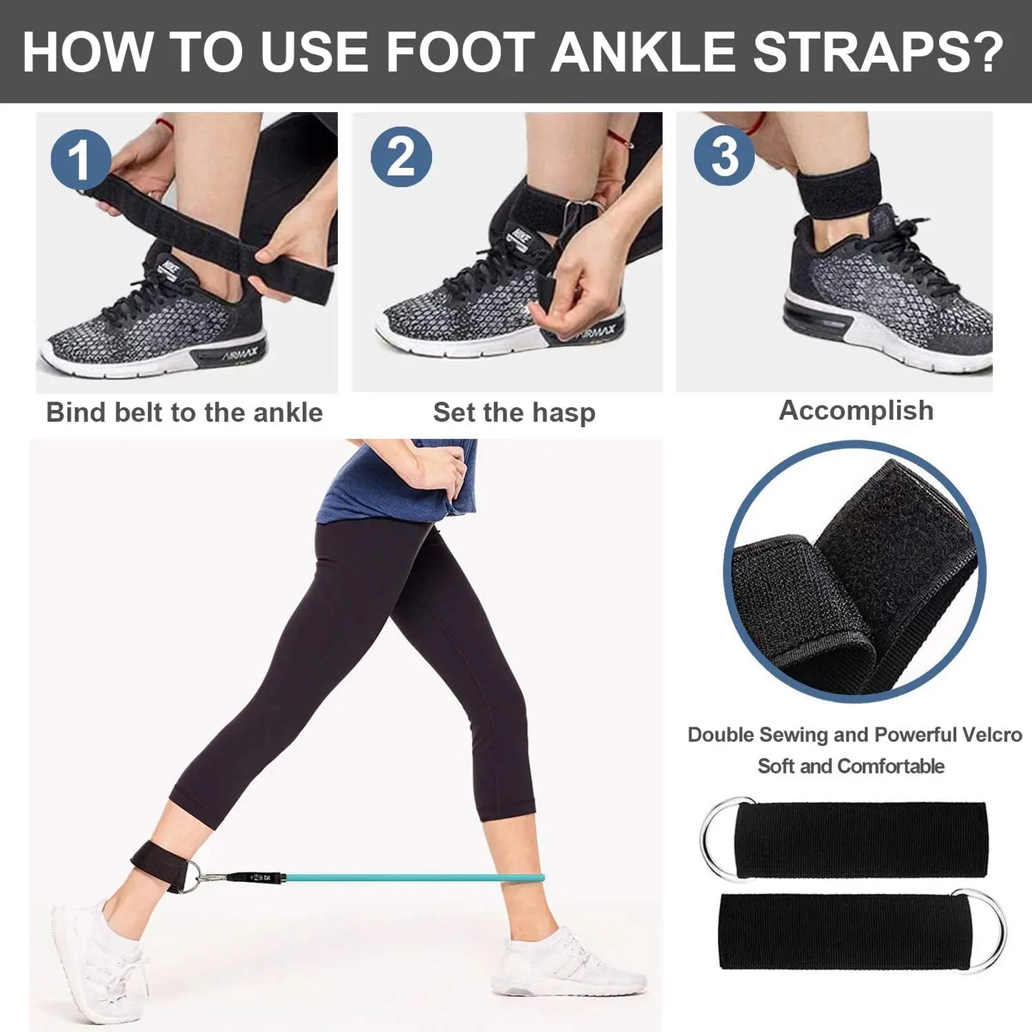 MXFitGear premium resistance band set with 5 levels, includes handles, door anchor, ankle straps, durable bands for home and gym workouts