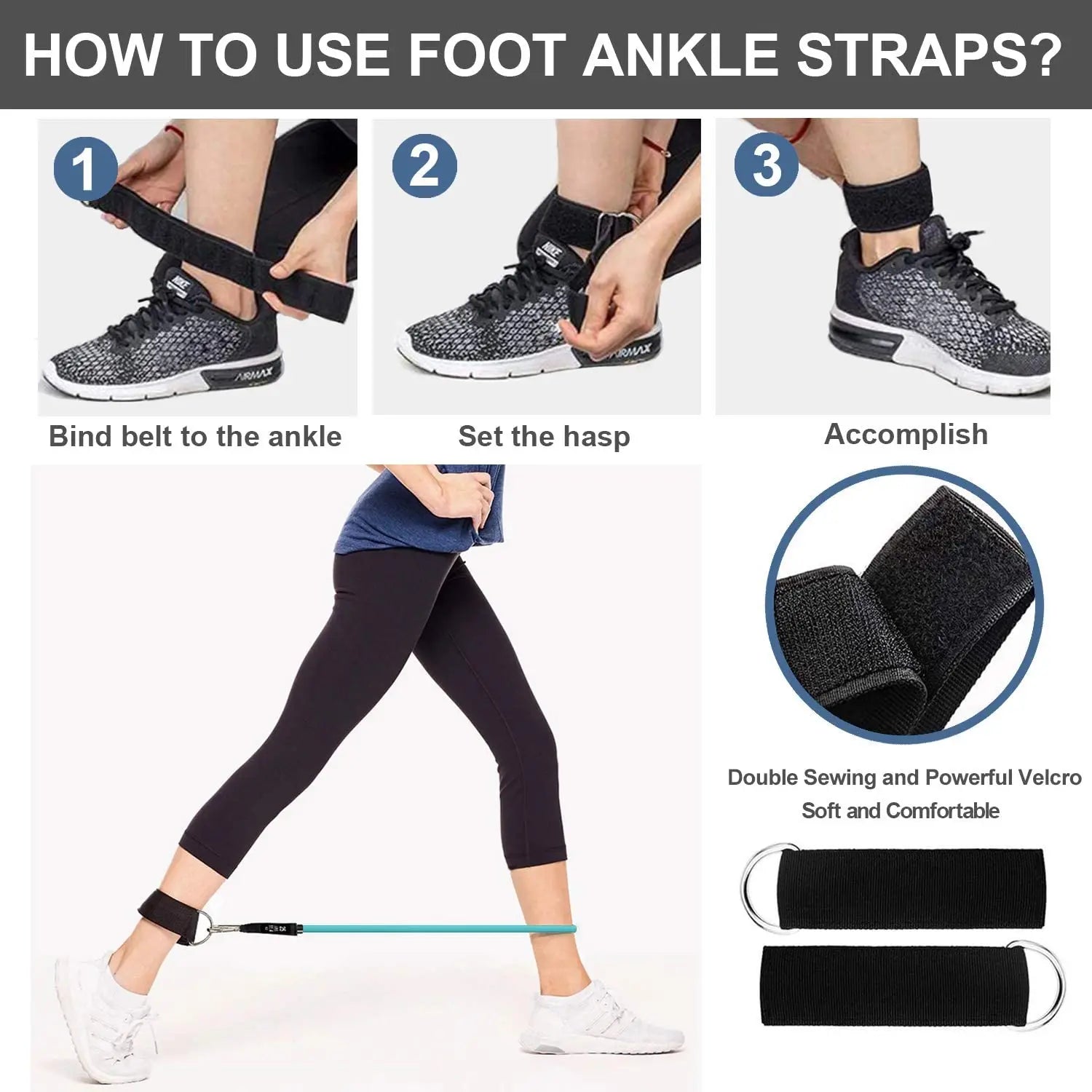 MXFitGear premium resistance band set with 5 levels, includes handles, door anchor, ankle straps, durable bands for home and gym workouts