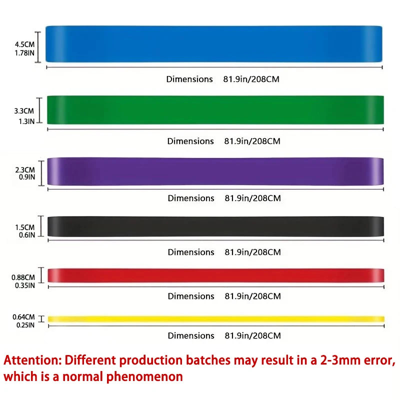 Premium Resistance Bands – 11 Levels