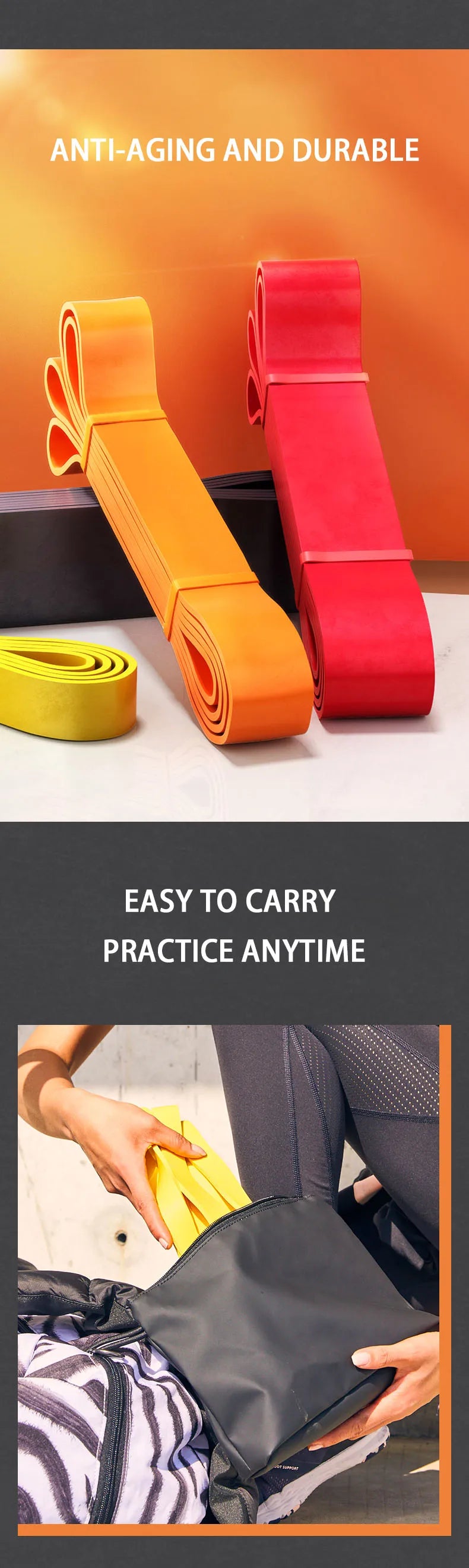 Premium Resistance Bands – 11 Levels