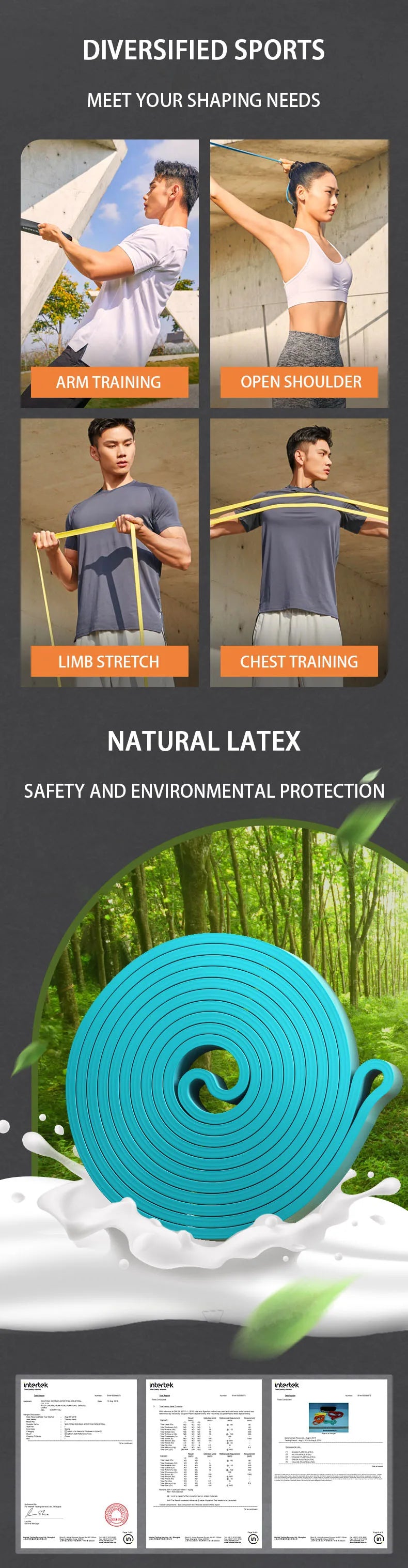 MXFitGear resistance band set with multiple bands, includes handles, door anchor, ankle straps, versatile for home and gym strength training